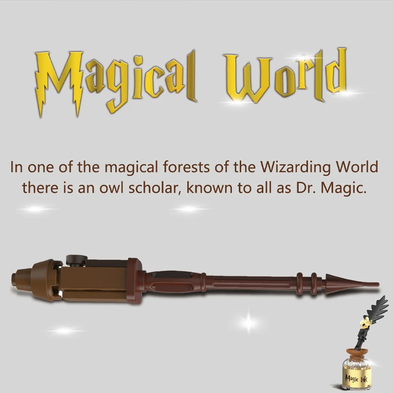1162pcs Magical World Owl Doctor Magic Book and Lights Building Blocks Bricks Animal Bird Models Boys Assembly Toys Kid 1162pcs Magical World Owl Doctor Magic Book and Lights Building Blocks Bricks Animal Bird Models Boys Assembly Toys Kid