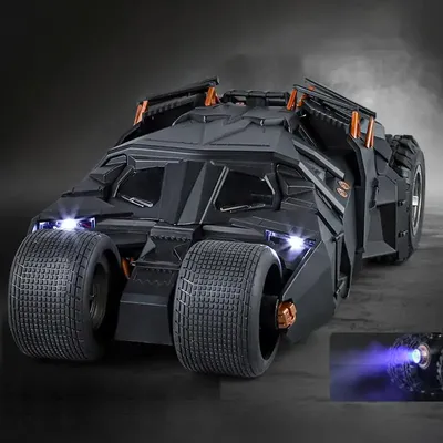 1:18 Batmobile Tumbler Alloy Metal Car Diecast Toy Vehicle Car Model Sound & Light Slide Spray Truck Toys For Kids 1:18 Batmobile Tumbler Alloy Metal Car Diecast Toy Vehicle Car Model Sound & Light Slide Spray Truck Toys For Kids