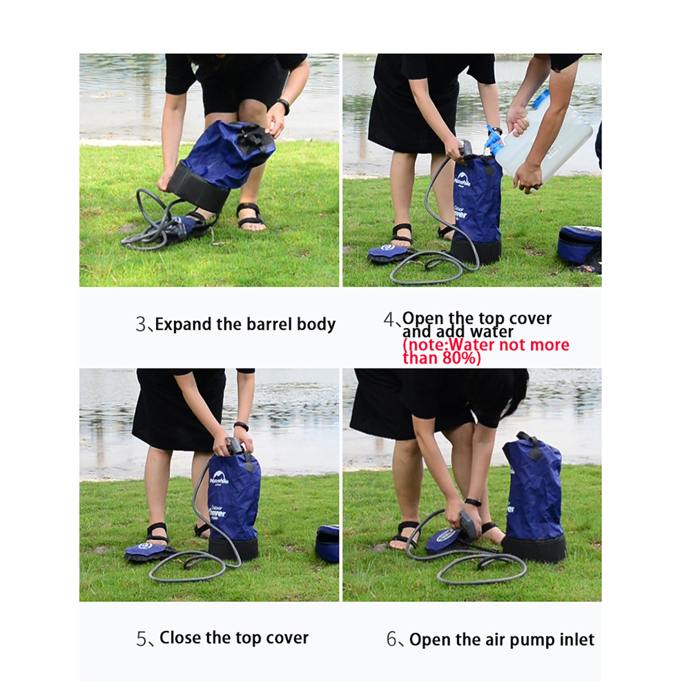 11L Inflatable Camping Shower Bag 11L Inflatable Camping Shower Bag