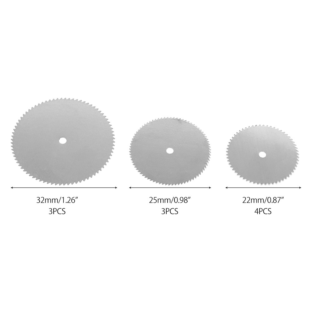 11PCS Set Mini Circular Saw Blade Stainless Steel Cutting Disc Wood Cutting Wheel For Rotary Tool Electric Tool 11PCS Set Mini Circular Saw Blade Stainless Steel Cutting Disc Wood Cutting Wheel For Rotary Tool Electric Tool