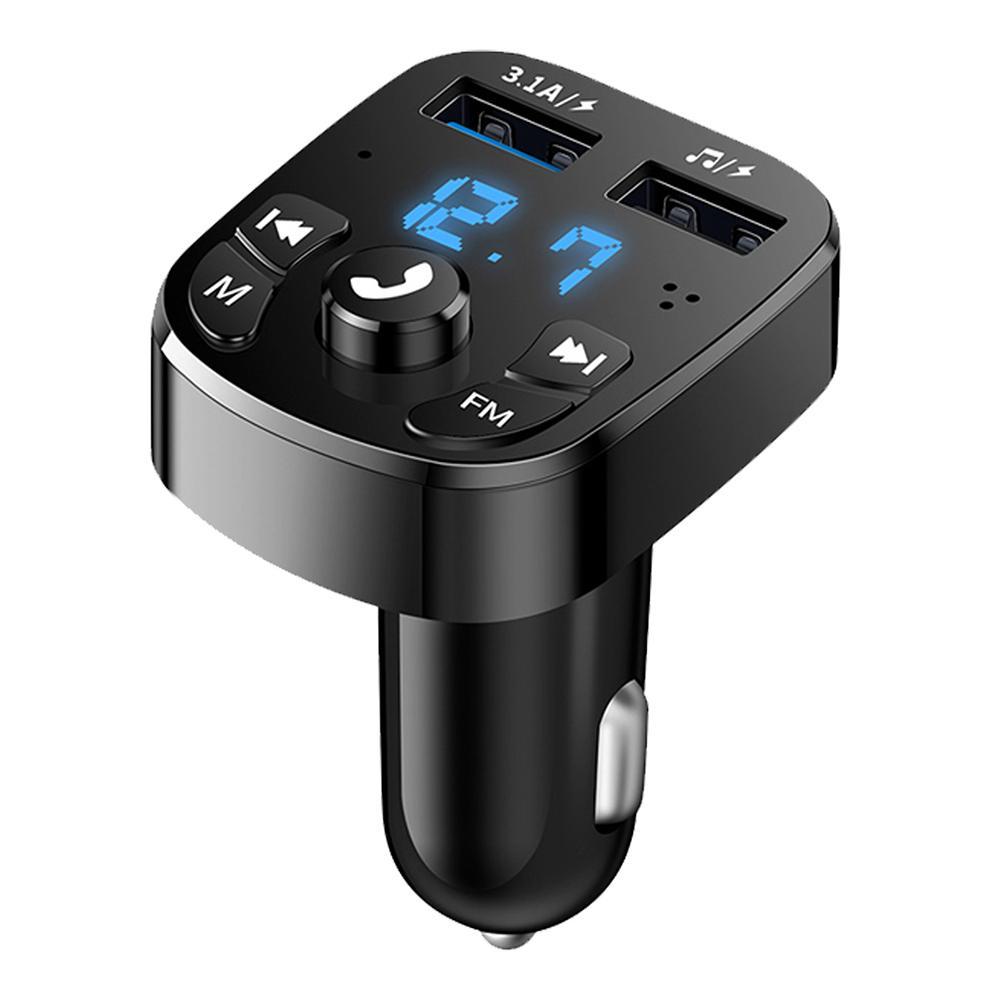 12-24V Car Bluetooth FM Transmitter 87.5-108 mhz Audio Car Mp3 Player 5V Output USB Auto Car Fast Charge Electronic
