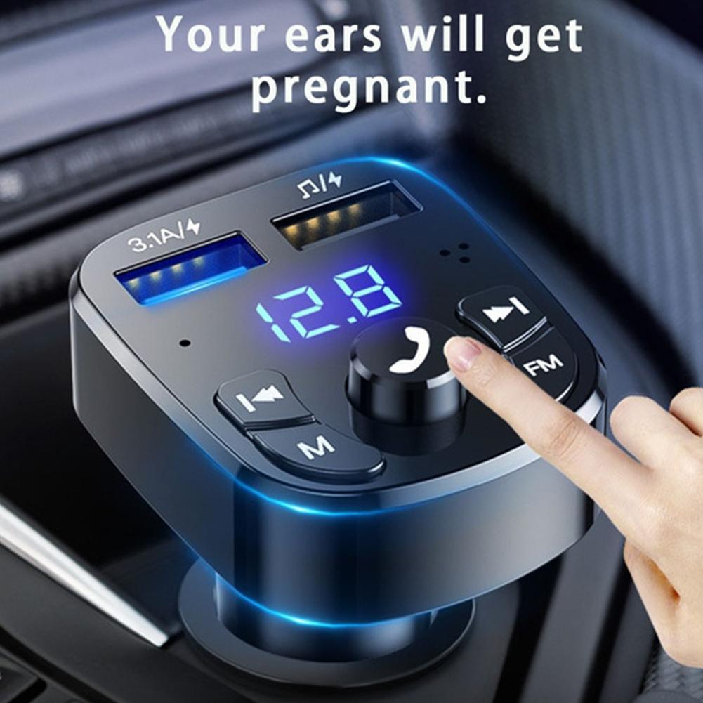 12-24V Car Bluetooth FM Transmitter 87.5-108 mhz Audio Car Mp3 Player 5V Output USB Auto Car Fast Charge Electronic 12-24V Car Bluetooth FM Transmitter 87.5-108 mhz Audio Car Mp3 Player 5V Output USB Auto Car Fast Charge Electronic
