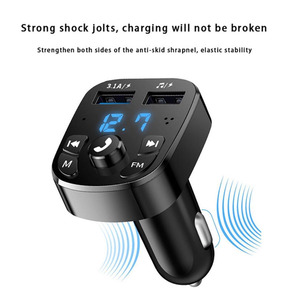 12-24V Car Bluetooth FM Transmitter 87.5-108 mhz Audio Car Mp3 Player 5V Output USB Auto Car Fast Charge Electronic 12-24V Car Bluetooth FM Transmitter 87.5-108 mhz Audio Car Mp3 Player 5V Output USB Auto Car Fast Charge Electronic