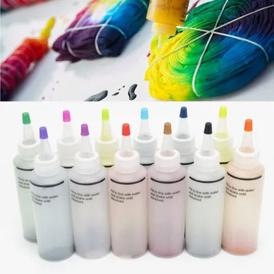 12-Bottle One-Step Tie-Dye Kit