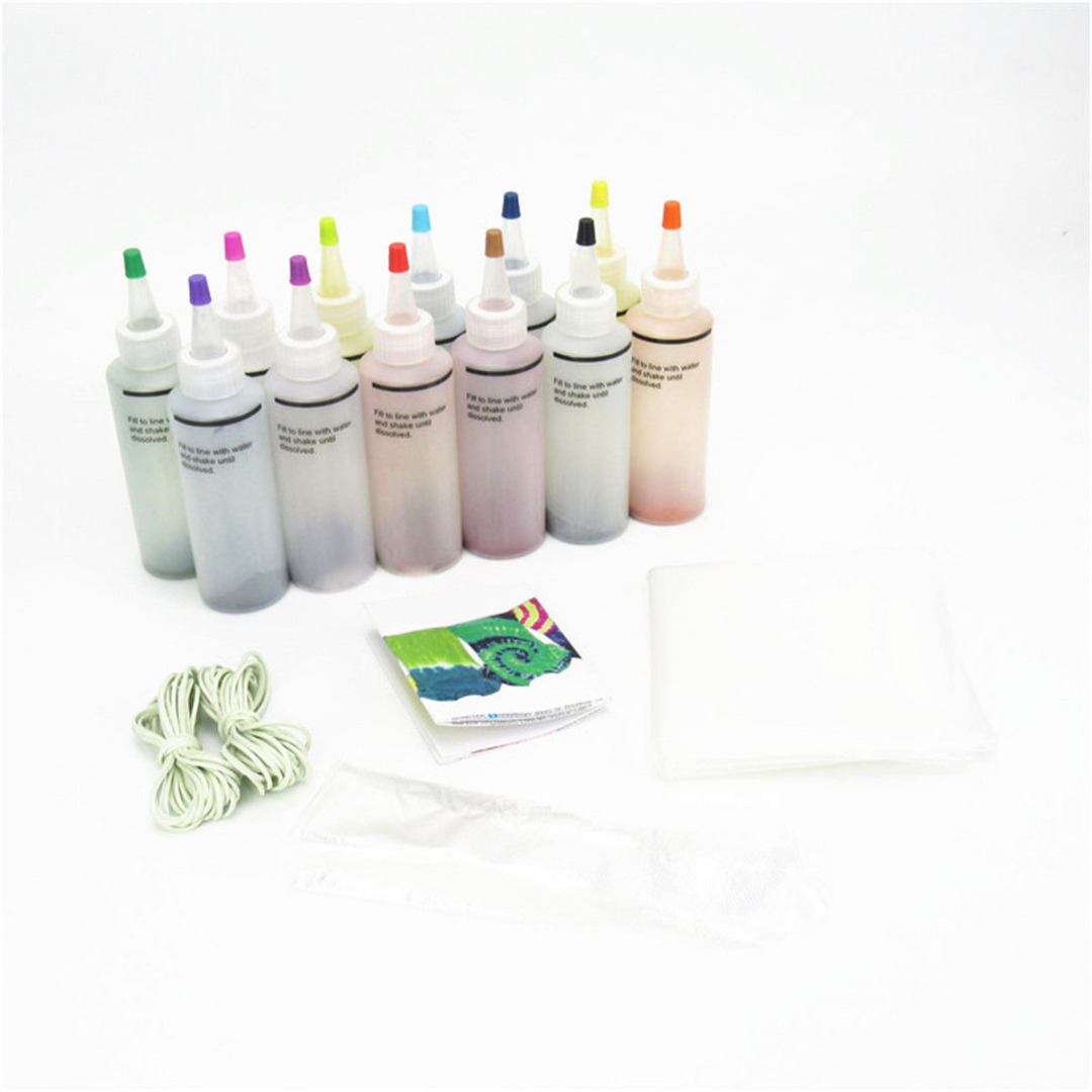 12-Bottle One-Step Tie-Dye Kit