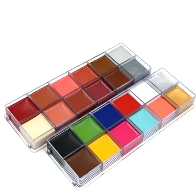 12 Colors Oil Face Paint Pallete 12 Colors Oil Face Paint Pallete