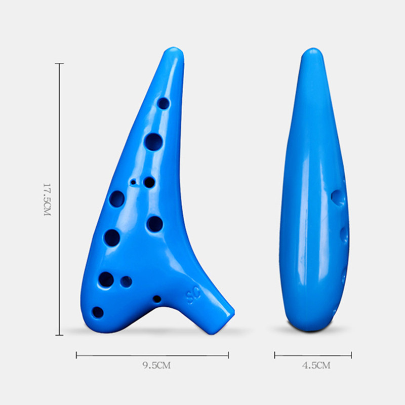 12 Holes Ocarina Musical Instrument