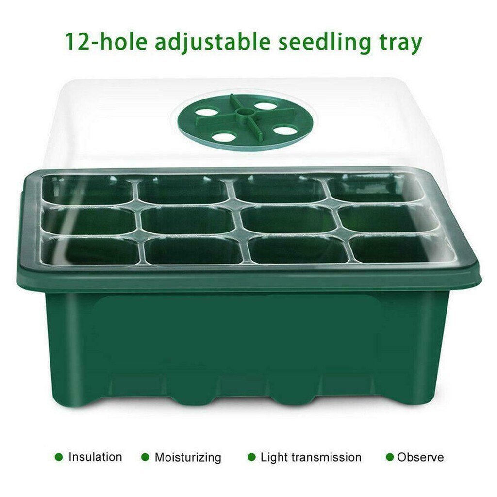 12 Holes Plant Germination Seeding Tray 12 Holes Plant Germination Seeding Tray