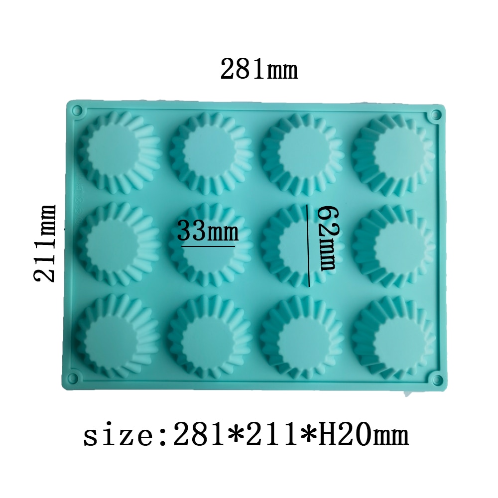 12 Holes Silicone Mini Cupcake Mold 12 Holes Silicone Mini Cupcake Mold