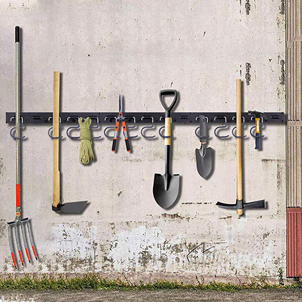 12 Hook Garage Tool Hanger with Screws 12 Hook Garage Tool Hanger with Screws