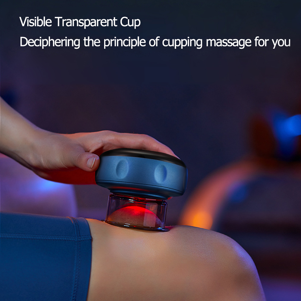 12 Level Electric Cupping Massage Device Wireless Gua Sha Vacuum Suction Cups Massage Negative Pressure Body Scraping 12 Level Electric Cupping Massage Device Wireless Gua Sha Vacuum Suction Cups Massage Negative Pressure Body Scraping