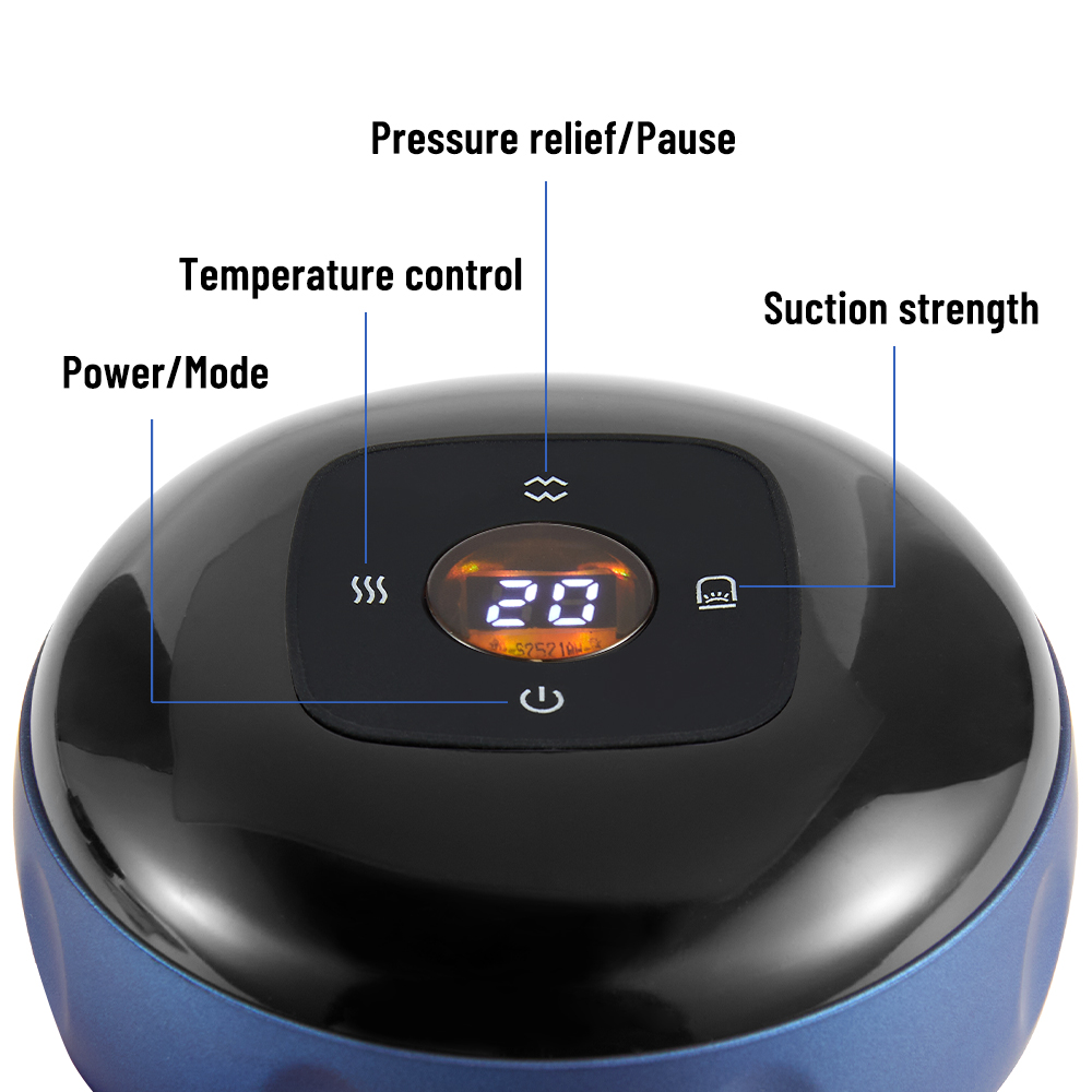 12 Level Electric Cupping Massage Device Wireless Gua Sha Vacuum Suction Cups Massage Negative Pressure Body Scraping 12 Level Electric Cupping Massage Device Wireless Gua Sha Vacuum Suction Cups Massage Negative Pressure Body Scraping