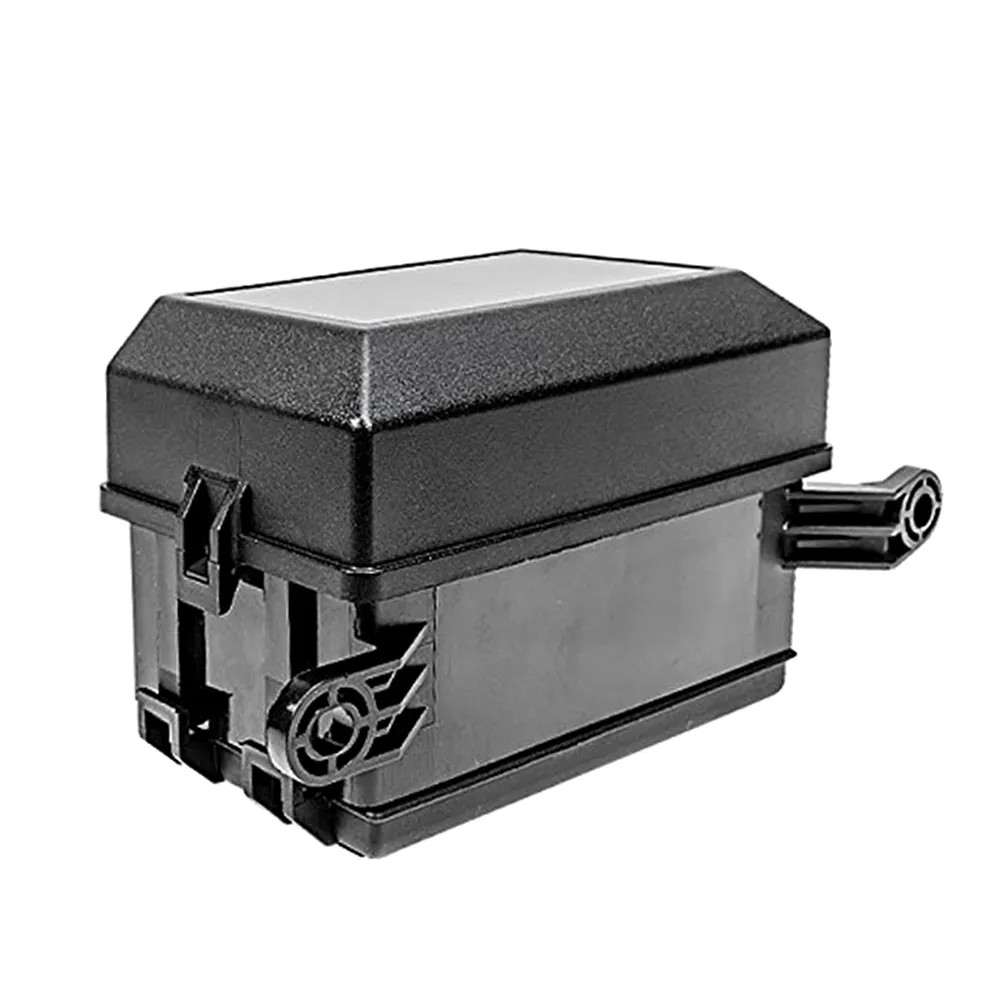 12-Slot Relay Box 6 Relays 6 ATC/ATO Standard Fuses Holder Block with 41pcs Metallic Pins Universal for Automotive