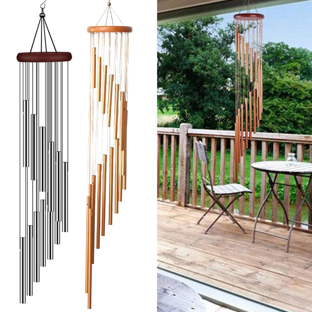 12 Tubes Wind Chimes Pendant Aluminum Tube Metal Pipe Wind Chimes Bells Balcony Outdoor Yard Garden Home Decoration 12 Tubes Wind Chimes Pendant Aluminum Tube Metal Pipe Wind Chimes Bells Balcony Outdoor Yard Garden Home Decoration