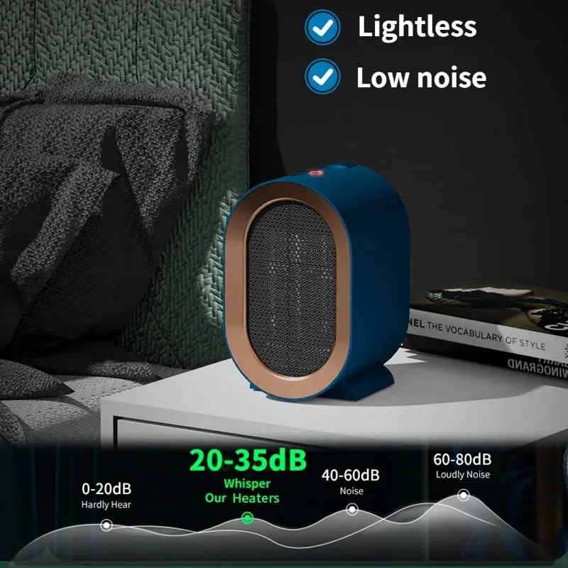 1200W Electric Heater Portable Desktop Fan Heater Heating Warm Air Blower Mini Radiator Home Office Warmer Machine for 1200W Electric Heater Portable Desktop Fan Heater Heating Warm Air Blower Mini Radiator Home Office Warmer Machine for