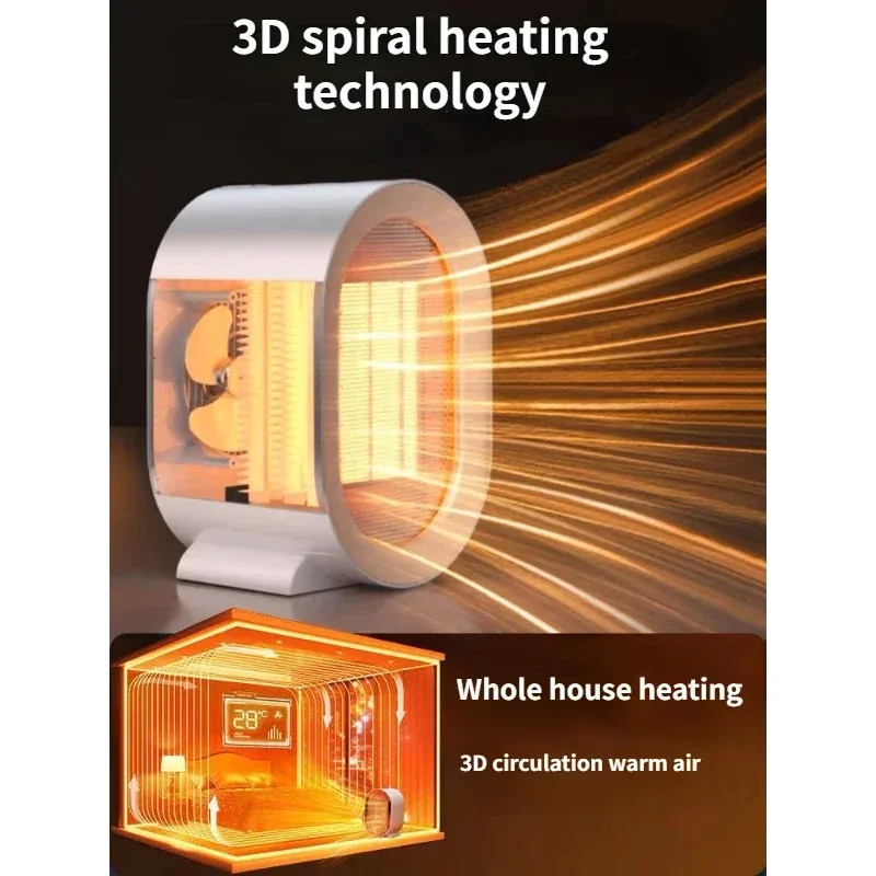 1200W Electric Heater Portable Desktop Fan Heater Heating Warm Air Blower Mini Radiator Home Office Warmer Machine for 1200W Electric Heater Portable Desktop Fan Heater Heating Warm Air Blower Mini Radiator Home Office Warmer Machine for
