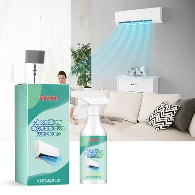 120ML Air Conditioner Foaming Cleaner Spray Deodorizer Professional Household Outside Machine Cleaning Foam Spray 120ML Air Conditioner Foaming Cleaner Spray Deodorizer Professional Household Outside Machine Cleaning Foam Spray