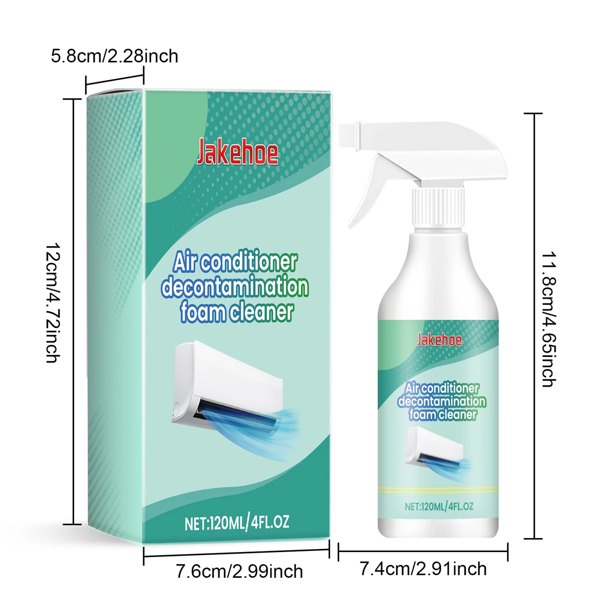 120ML Air Conditioner Foaming Cleaner Spray Deodorizer Professional Household Outside Machine Cleaning Foam Spray 120ML Air Conditioner Foaming Cleaner Spray Deodorizer Professional Household Outside Machine Cleaning Foam Spray