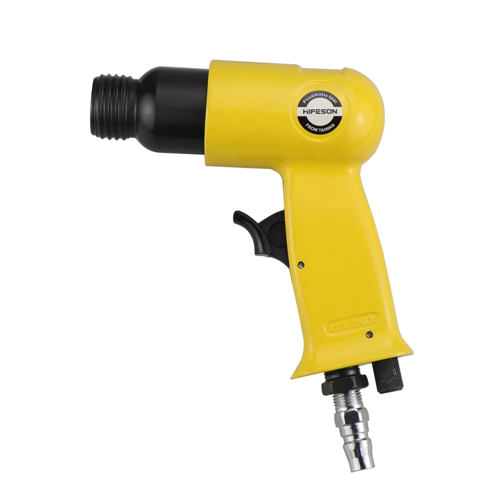 120mm Air Hammer Professional Handheld Pistol Gas Shovels Small Rust Remover Pneumatic Tools with 4 Chisels set
