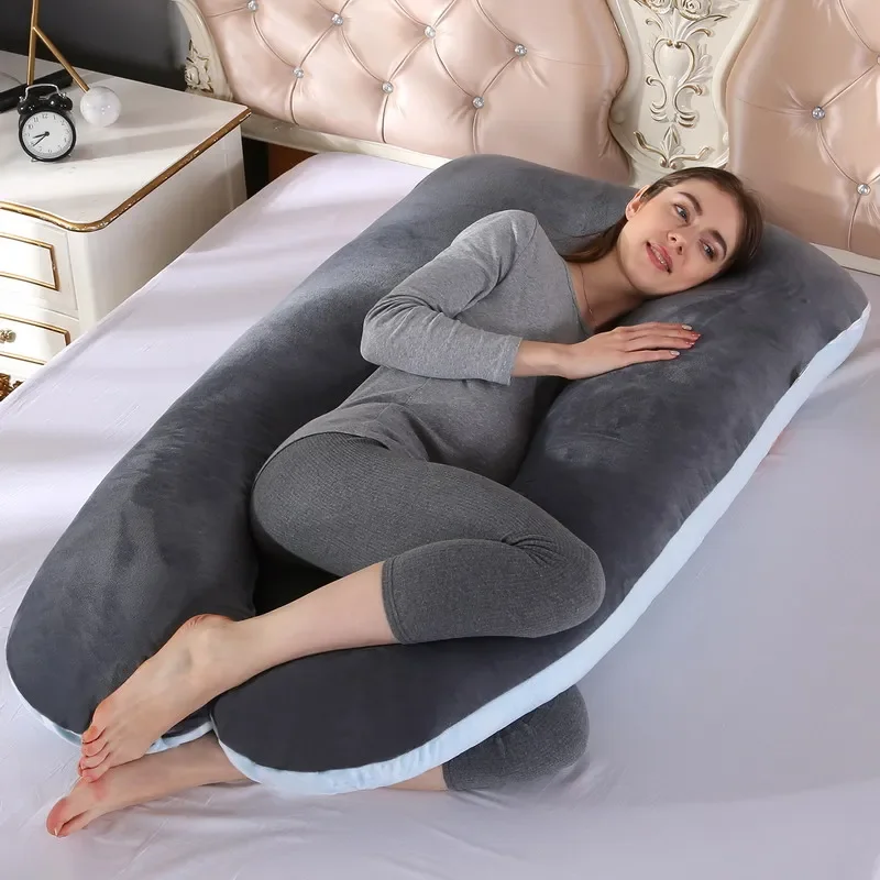 120x70cm Pregnant Pillow for Pregnant Women Soft Cushions of Pregnancy Maternity Support Breastfeeding for Sleep