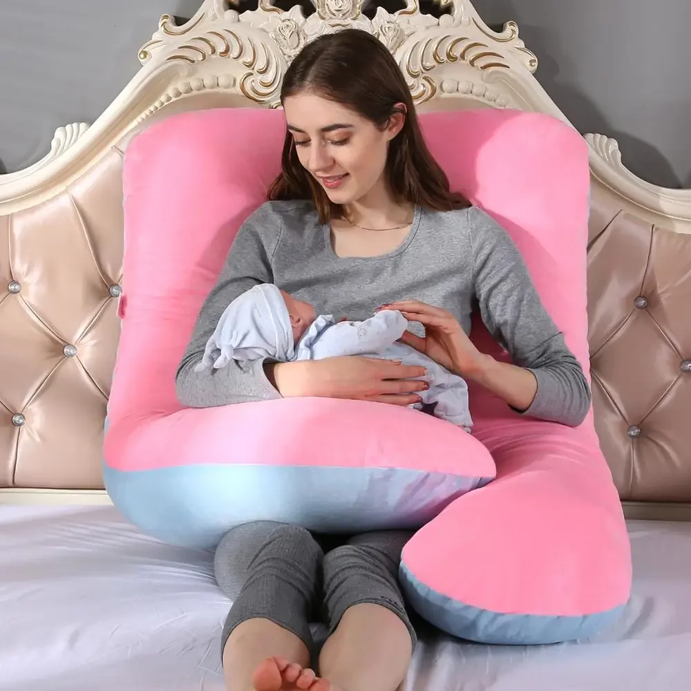 120x70cm Pregnant Pillow for Pregnant Women Soft Cushions of Pregnancy Maternity Support Breastfeeding for Sleep