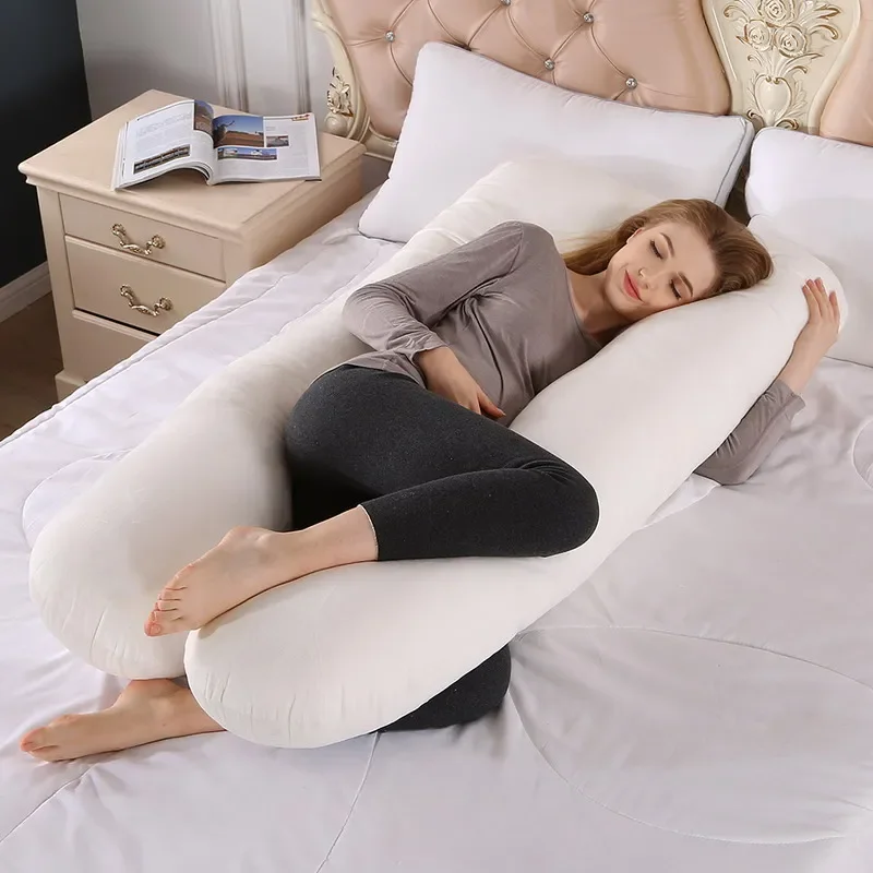 120x70cm Pregnant Pillow for Pregnant Women Soft Cushions of Pregnancy Maternity Support Breastfeeding for Sleep