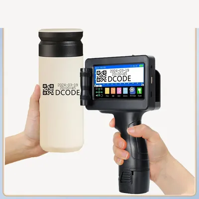 12.7mm Portable Printers Handheld Inkjet Printer Text QR Barcode Batch Number Logo Image Date Printing Machine 12.7mm Portable Printers Handheld Inkjet Printer Text QR Barcode Batch Number Logo Image Date Printing Machine