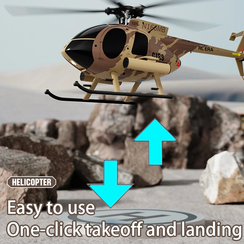 1:28 RC MD500 Helicopter Brushless Motor Dual-motor Remote Control Model 6-Axis Gyro Aircraft Toy One-click