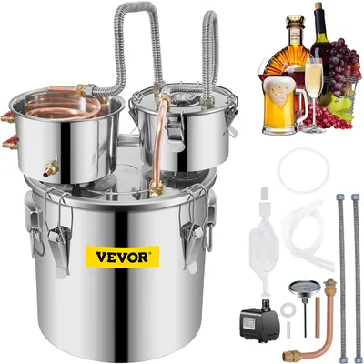 12L 20L 30L Alcohol Distiller Machine Beer Brewing Equipment DIY Wine Moonshine Apparatus Dispenser Kit for Home