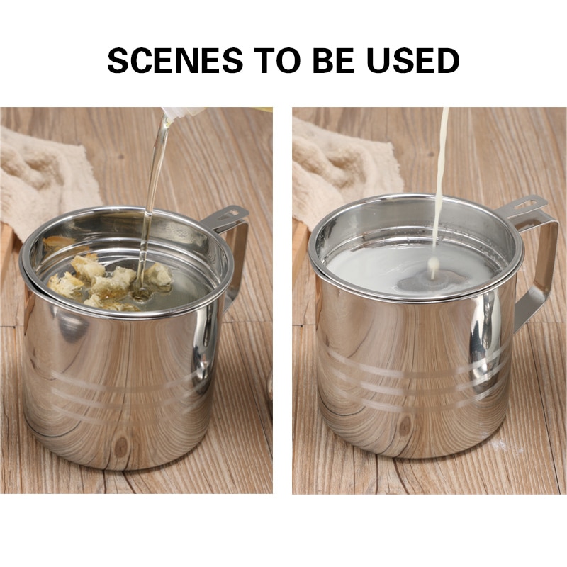 1.2L Stainless Cooking Oil Strainer 1.2L Stainless Cooking Oil Strainer