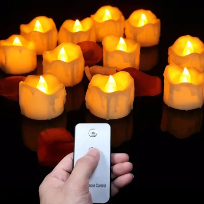 12pcs Battery Operated Candles Remote Light 12pcs Battery Operated Candles Remote Light