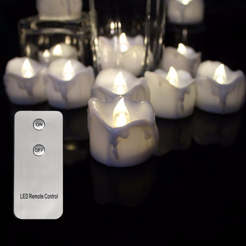 12pcs Battery Operated Candles Remote Light 12pcs Battery Operated Candles Remote Light
