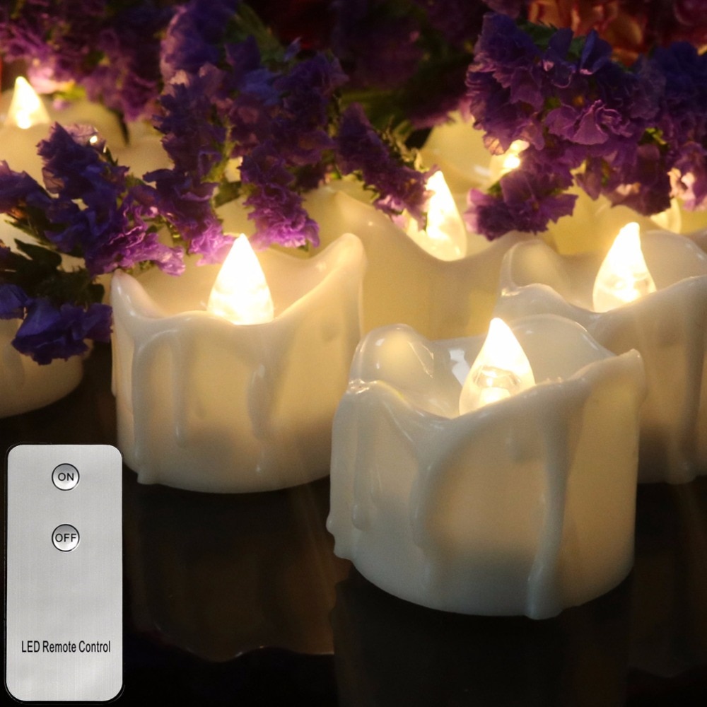 12pcs Battery Operated Candles Remote Light 12pcs Battery Operated Candles Remote Light