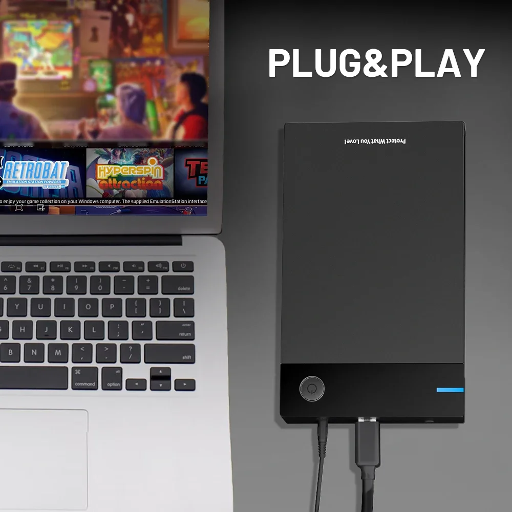 12T Gaming HDD with Hyperspin Launchbox Retrobat Playnite Super Console with 86000+ Retro Vidoe Game For