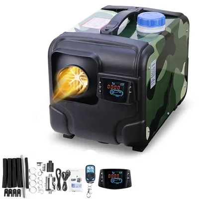 12V 24V 8000W Car Heater Air Diesel Heater Aluminum Shell Air Parking Heater Warmer Wireless LCD Remote Control Engine