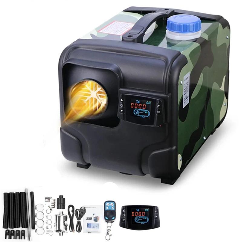 12V 24V 8000W Car Heater Air Diesel Heater Aluminum Shell Air Parking Heater Warmer Wireless LCD Remote Control Engine