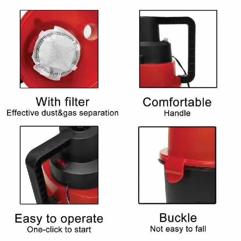 12V Powerful Multi-functional Drum Car Vacuum Cleaner Wet & Dry Portable Handheld Duster Household Inflatable Turbo 12V Powerful Multi-functional Drum Car Vacuum Cleaner Wet & Dry Portable Handheld Duster Household Inflatable Turbo