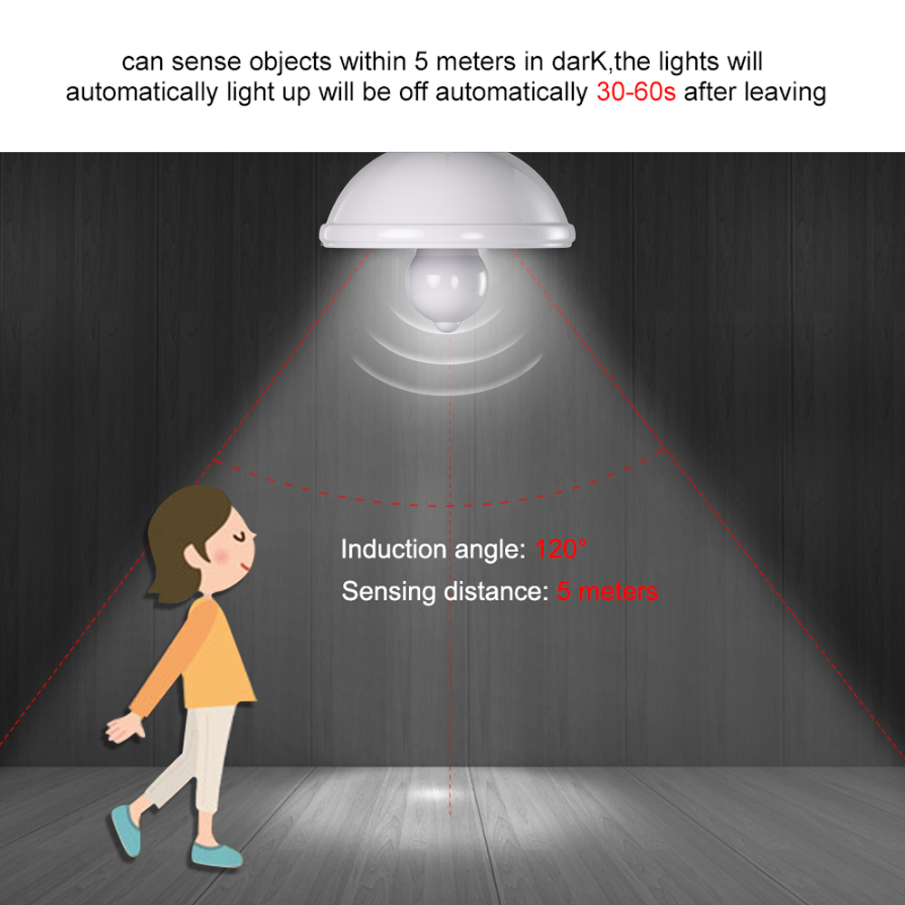 12W PIR Motion Sensor Light Bulb Ampoule LED E27 IP42 Outdoor Lighting Wall Lamp Dusk to Dawn Day Night Porch Light 12W PIR Motion Sensor Light Bulb Ampoule LED E27 IP42 Outdoor Lighting Wall Lamp Dusk to Dawn Day Night Porch Light