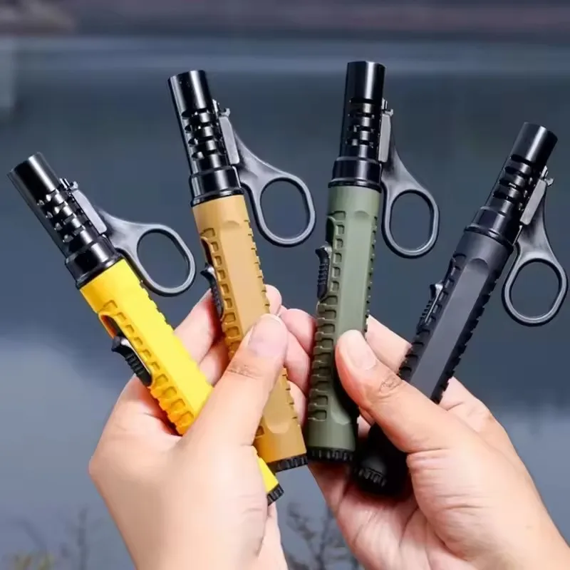 1300° Outdoor Camping Ignition Portable Lighting Gun Stove Accessories Camping Barbecue Flamethrower Inflatable Igniter