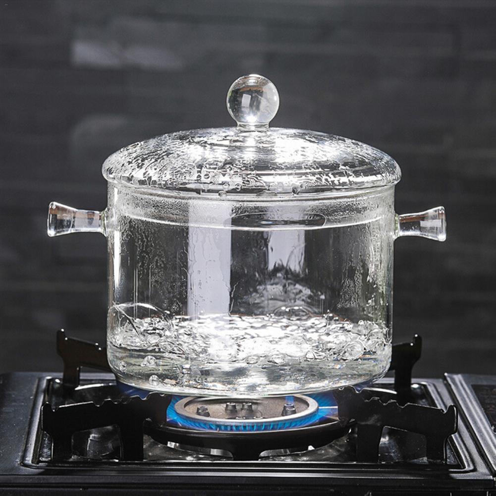 1300ml High Borosilicate Clear Glass Pot 1300ml High Borosilicate Clear Glass Pot