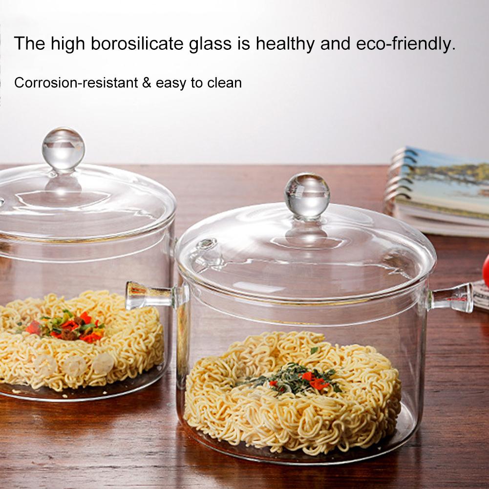1300ml High Borosilicate Clear Glass Pot 1300ml High Borosilicate Clear Glass Pot