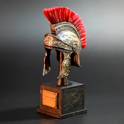 130MM Home decoration craft ancient Rome helmet finished home decoration model LTCP-177