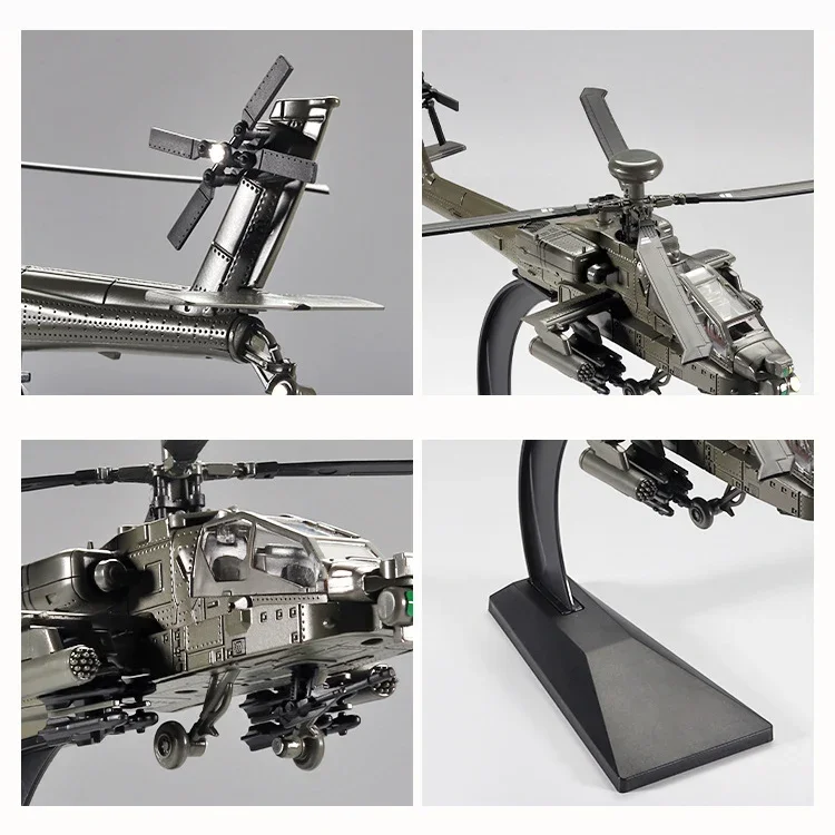 1/32 Scale Apache Helicopter Diecast Alloy Model Collectable Toy Gifts / Collection / Children 1/32 Scale Apache Helicopter Diecast Alloy Model Collectable Toy Gifts / Collection / Children