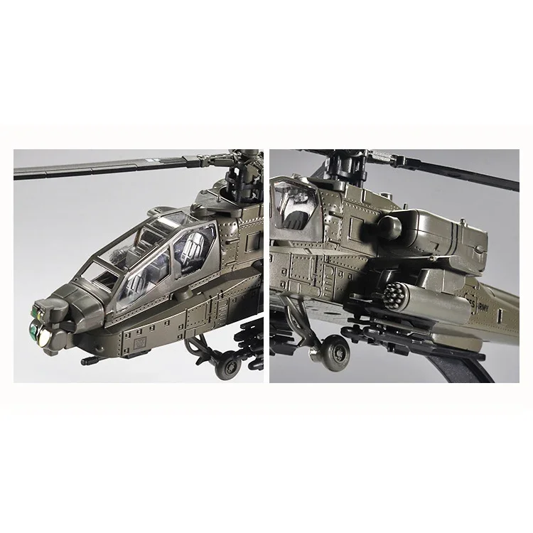 1/32 Scale Apache Helicopter Diecast Alloy Model Collectable Toy Gifts / Collection / Children 1/32 Scale Apache Helicopter Diecast Alloy Model Collectable Toy Gifts / Collection / Children
