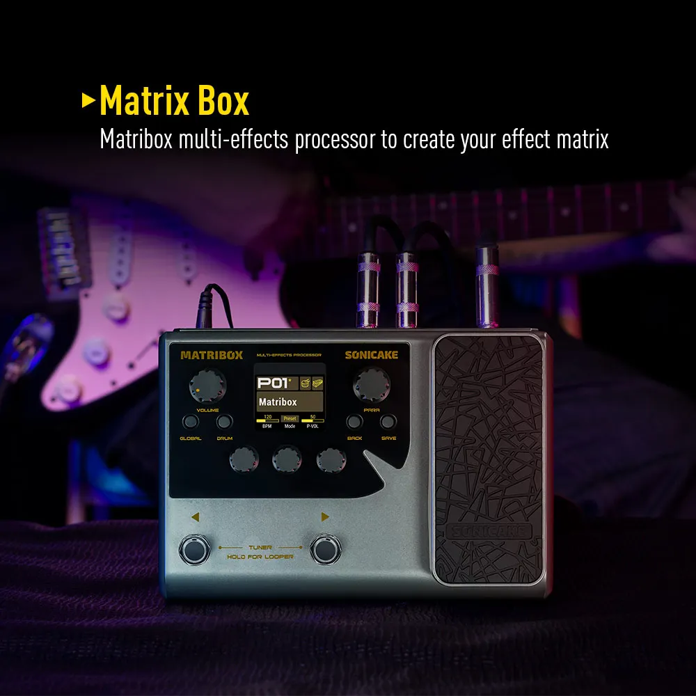 140 Built-in Guitar/Bass/Acoustic Multi Effects Processor with Expression pedal Looper Modeling AMP QME-50 140 Built-in Guitar/Bass/Acoustic Multi Effects Processor with Expression pedal Looper Modeling AMP QME-50