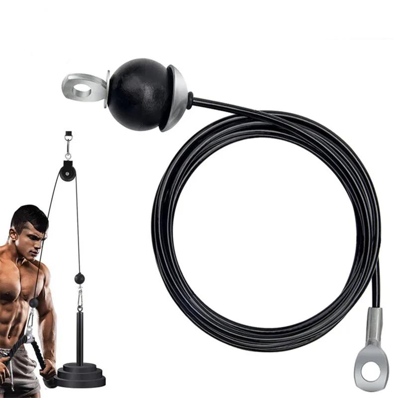 1.4/1.8/2/2.5M Steel Wire Rope DIY Heavy Duty Multi Gym Cable Fitness Pulley Machine Home Fitness Exercise Equipment