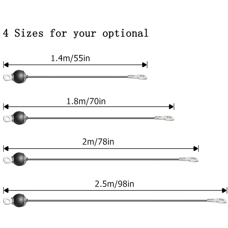 1.4/1.8/2/2.5M Steel Wire Rope DIY Heavy Duty Multi Gym Cable Fitness Pulley Machine Home Fitness Exercise Equipment 1.4/1.8/2/2.5M Steel Wire Rope DIY Heavy Duty Multi Gym Cable Fitness Pulley Machine Home Fitness Exercise Equipment