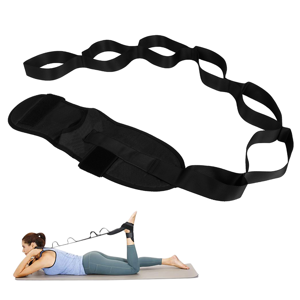 148cm Yoga Leg Ankle Brace Support Training Stretching Belt Stroke Hemiplegia Rehabilitation Strap Correction Braces