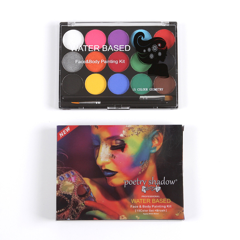 15 Colors Washable Face and Body Paint