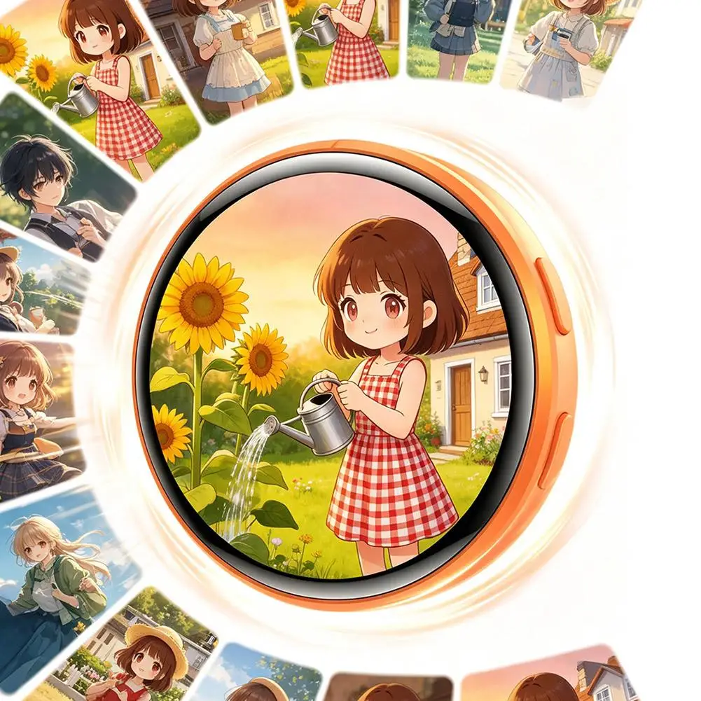 1.5 inch Anime E-Badge Dynamic Electronic Badge Anime Merchandise Digital Display Badge Dynamic Gifts For Otaku Fans 1.5 inch Anime E-Badge Dynamic Electronic Badge Anime Merchandise Digital Display Badge Dynamic Gifts For Otaku Fans